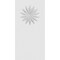 Ekena Millwork Standard Foster Flower Plinth Block With Square Edge, 4"W x 8"H x 3/4"P PBP040X080X075FOS09 - alternate 2